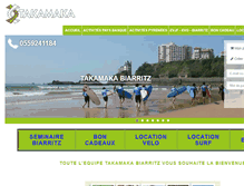Tablet Screenshot of biarritz.takamaka.fr