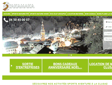 Tablet Screenshot of laclusaz.takamaka.fr